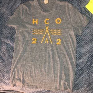 Grey and yellow shirt